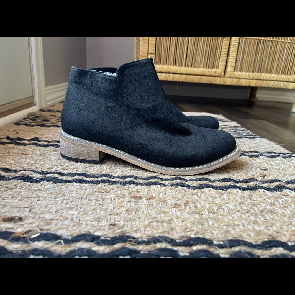 Women’s black ankle boots
